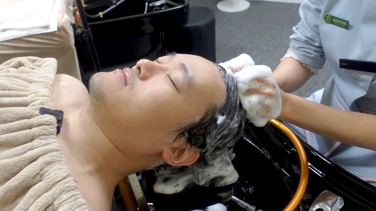 Hair Spa ASMR，Listen to The Gentle Sound of Water，Enjoy Fingertip Massage