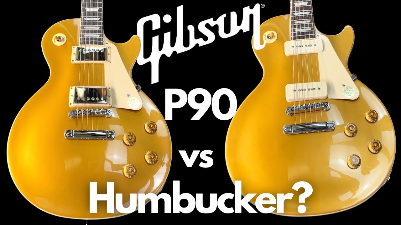 P90 или хамбакеры? Сравнение Gibson Les Paul Gold Top