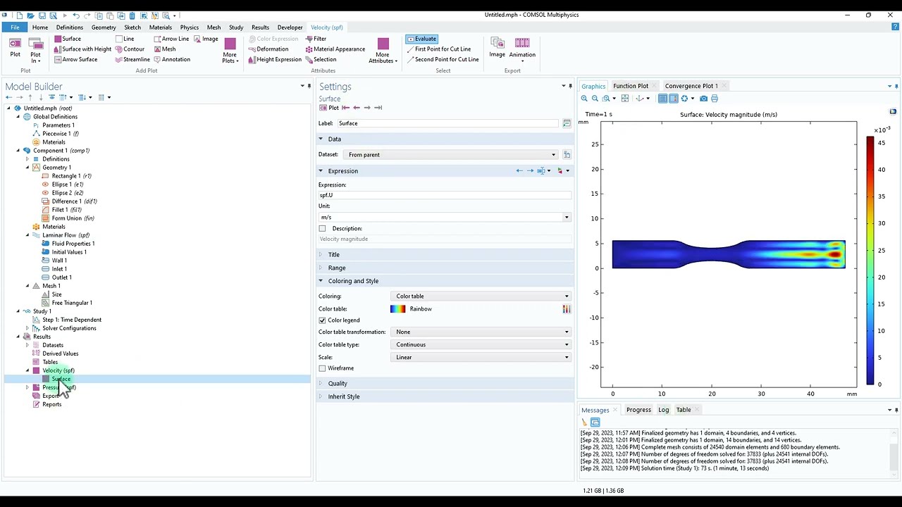 Bio Fluid Problem Solve With COMSOL|| Fluid Simulation [Bangla]