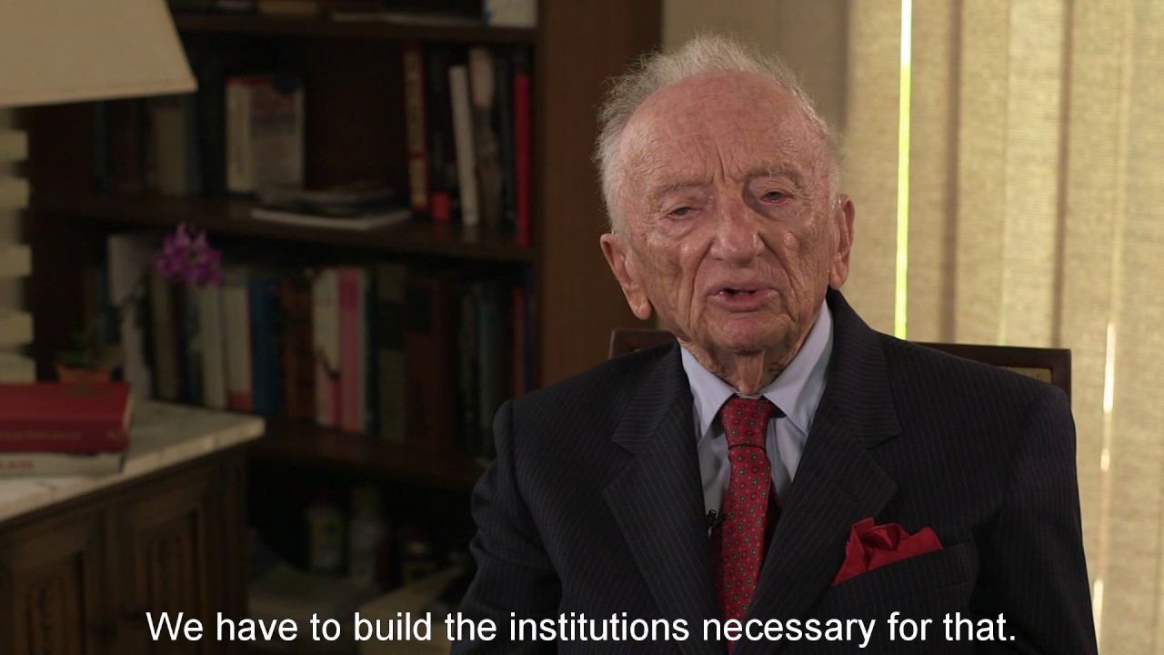 Ben Ferencz for The Hague Institute for Global Justice