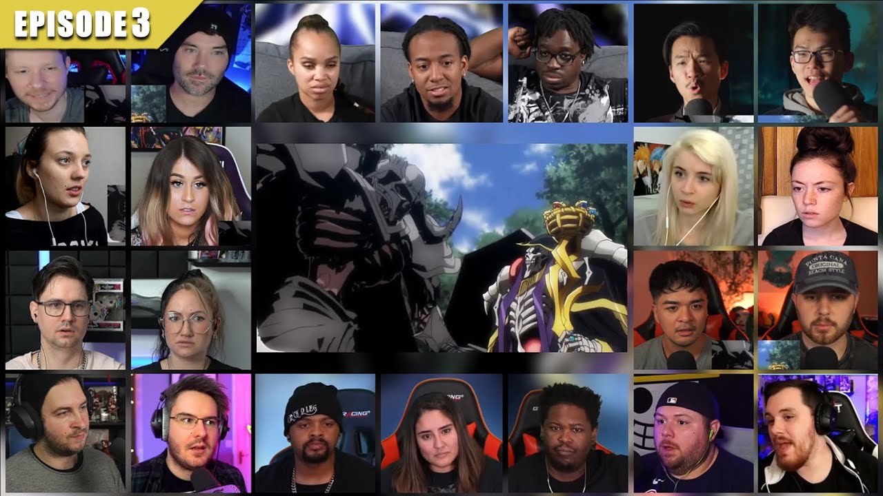 [Full Episode] Overlord Season 1 Episode 3 Reaction Mashup | オーバーロード