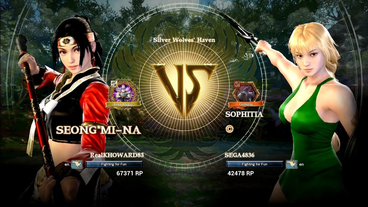 Sophitia vs. Seong Mi-na S1 (RealKHOWARD83) SoulCalibur VI Ranked Match