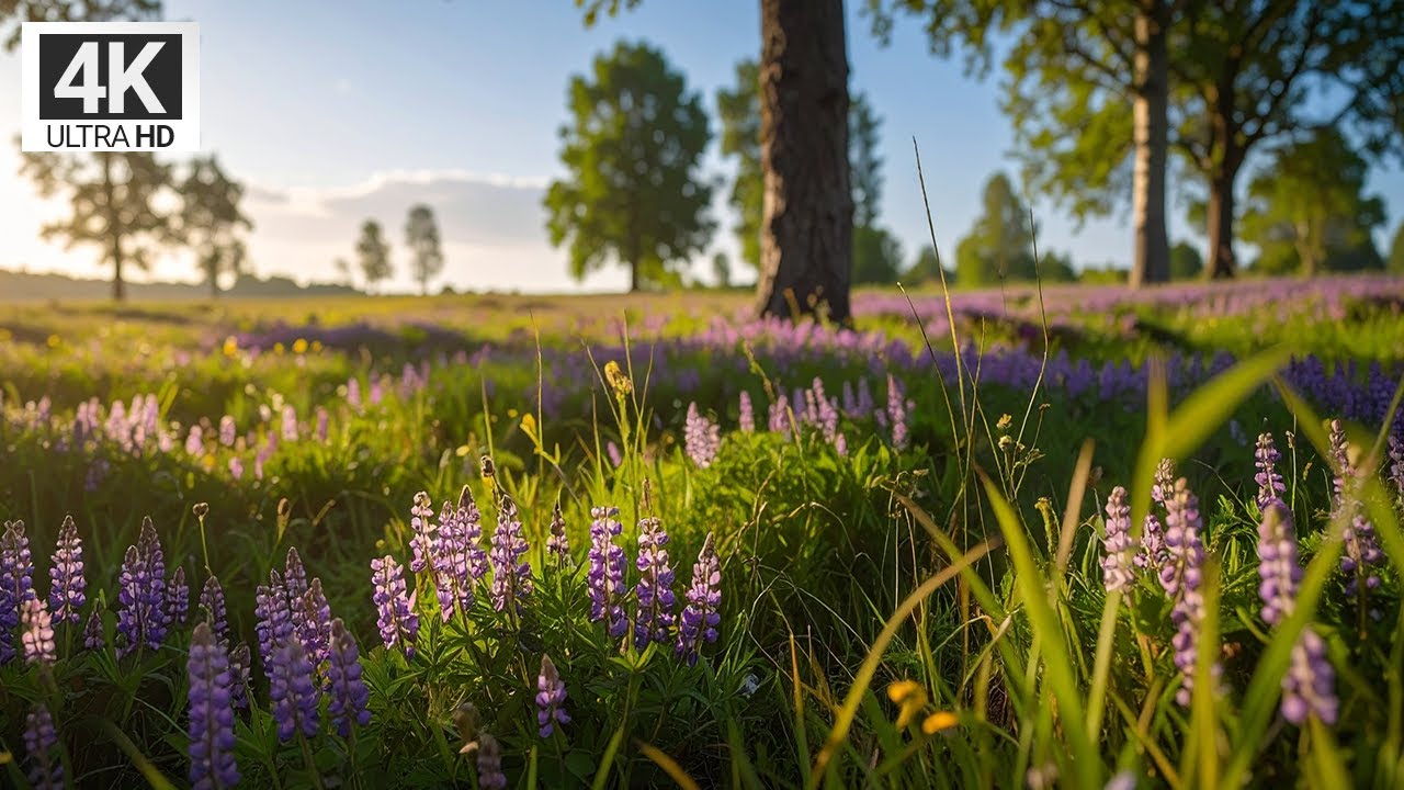 Heal Your Nervous System 🌿 Gentle Meadow Sounds & Birdsong | Dissolve Stress & Restore Calm