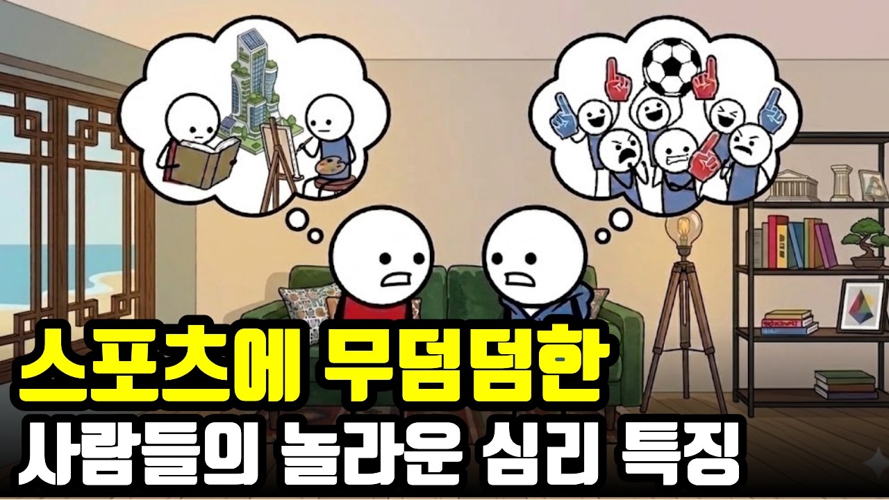 스포츠에 열광하는 사람과, 무덤덤한 사람의 심리학적 차이(feat.뇌과학)