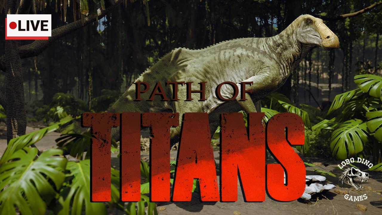 🔴LIVE SAFADA DE PATH OF TITANS!
