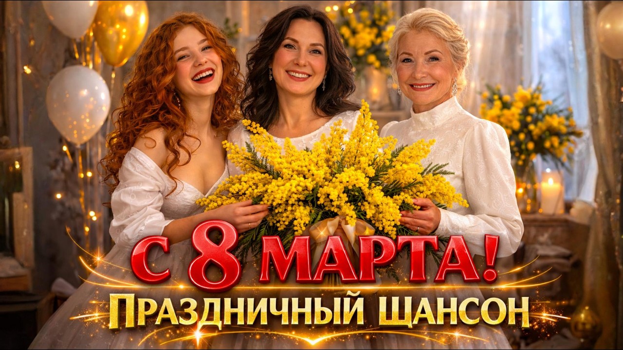 С 8 Марта! Лучшие Песни Шансона