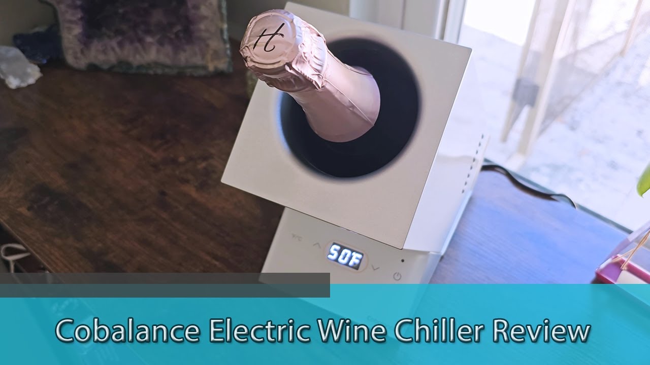 GREAT WINE CHILLER FOR TRAVEL - Cobalance Electric Wine Chiller Review