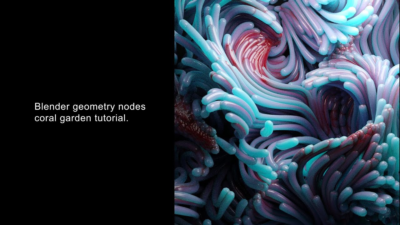 Creating a Coral Garden in Blender Geometry Nodes - Tutorial