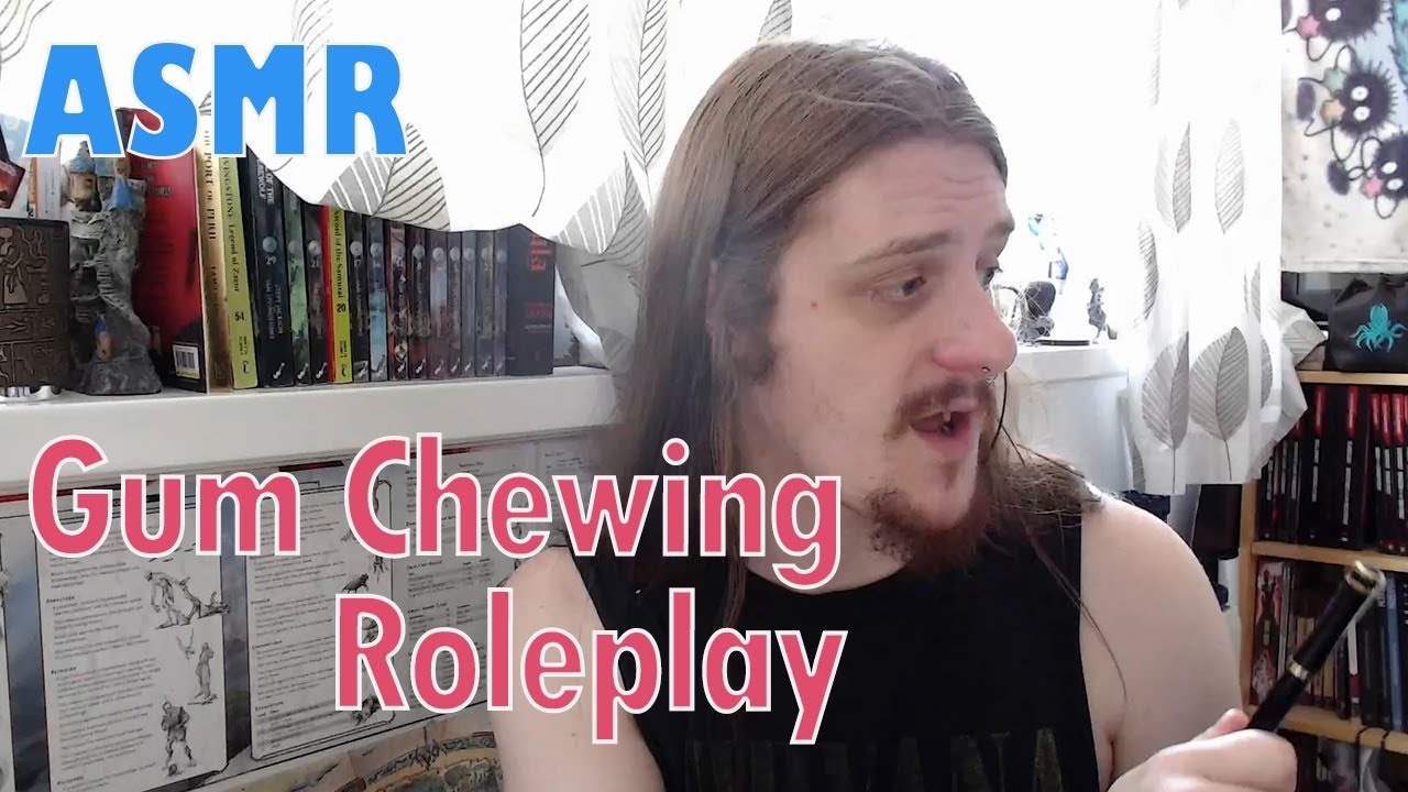 ASMR Gum Chewing Roleplay | You visit the classroom during lunch | mouth sounds triggers
