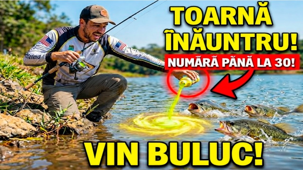 Toarnă în apă, numără până la treizeci — peștii vin rapid! Interzis, pentru că nimeni nu câștigă