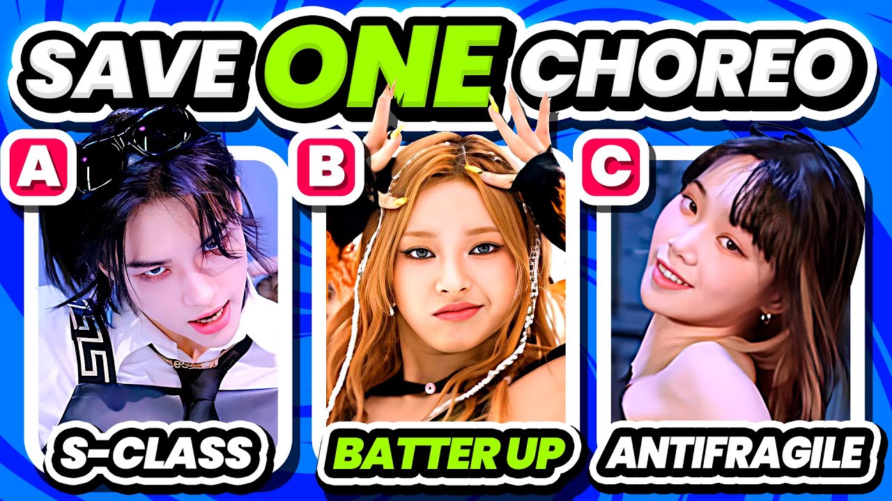SAVE 1 KPOP CHOREO (VERY HARD) 🔥 SAVE ONE KPOP SONG - KPOP GAMES  |  KPOP QUIZ 2023 / 2024