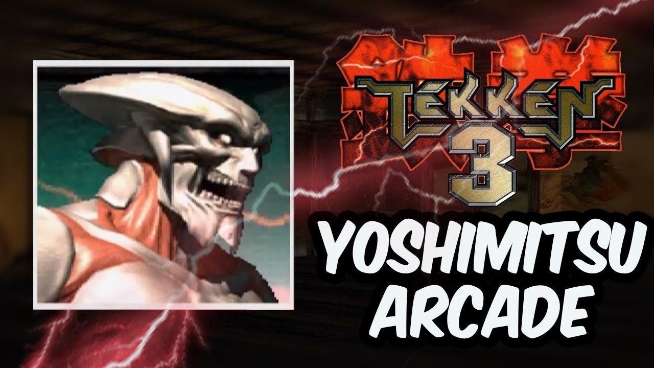 Tekken 3 Playstation 4 fighter Yoshimitsu in arcade mode with 5 stages and 20 seconds