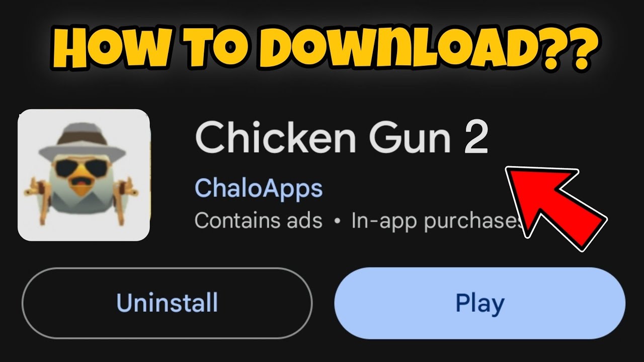 😱 HOW TO DOWNLOAD CHICKEN GUN 2??  LINK IN DISCRIPTION!! PLAYING SOME SIMILAR GAMES TO CHICKEN GUN