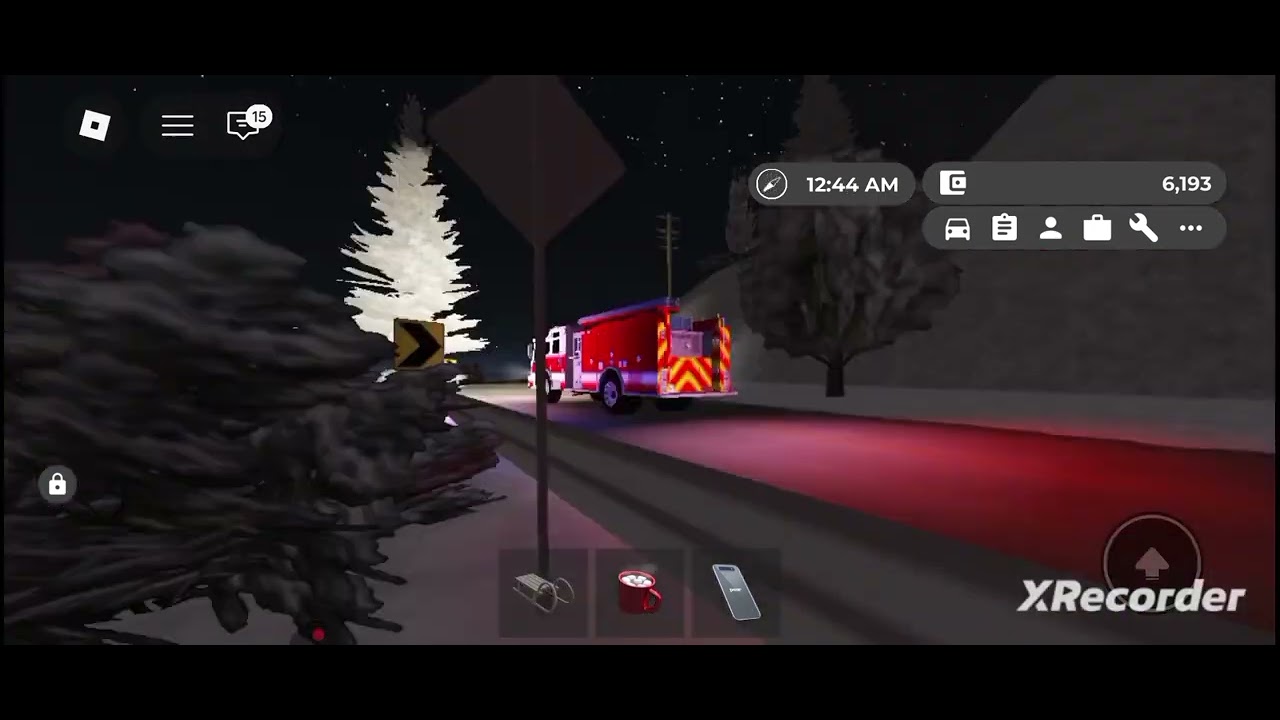 Emergency vehicles responding in Roblox Season 1 Episode 3 