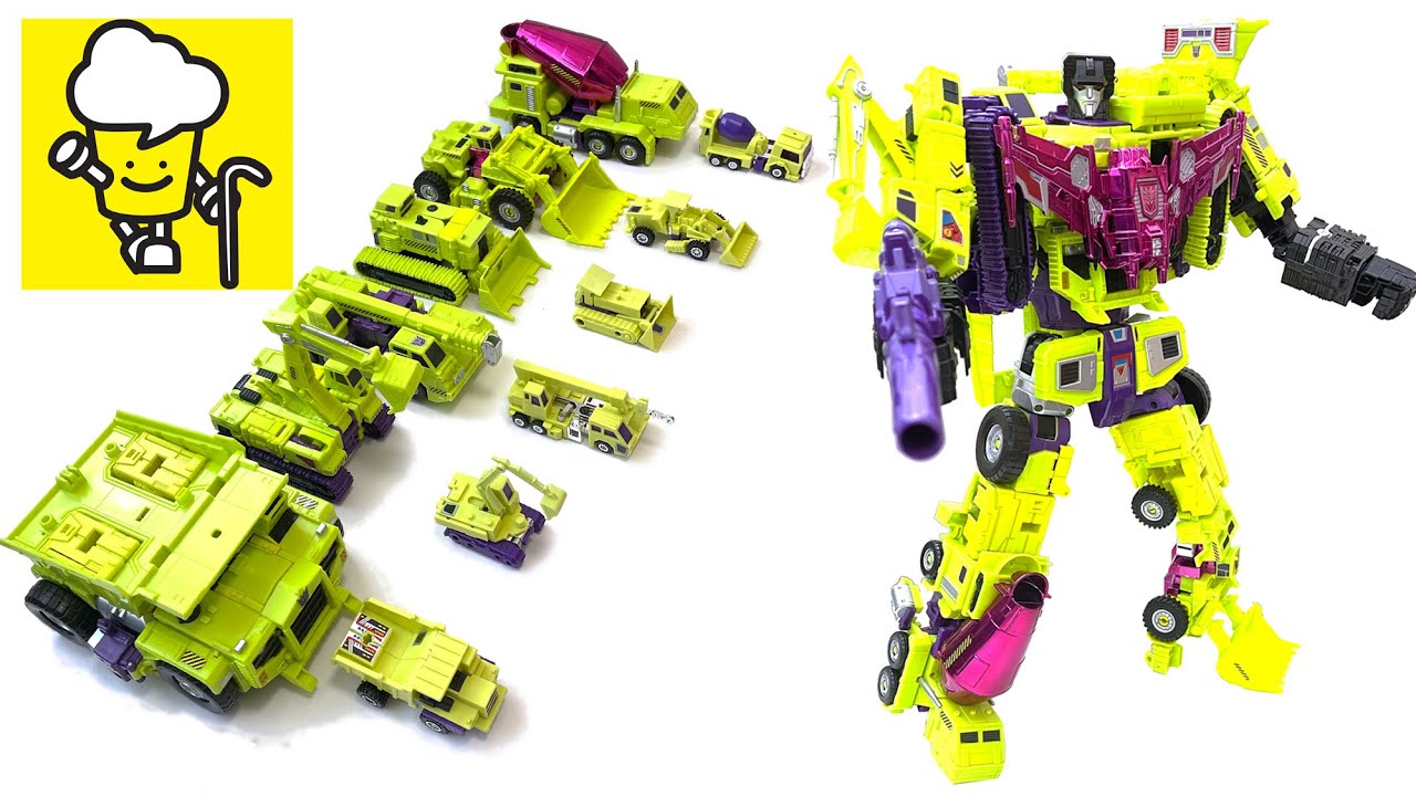 Transformers Devastator G1 Mixmaster Bonecrusher Hook Long Haul Scavenger Scrapper トランスフォーマー 變形金剛