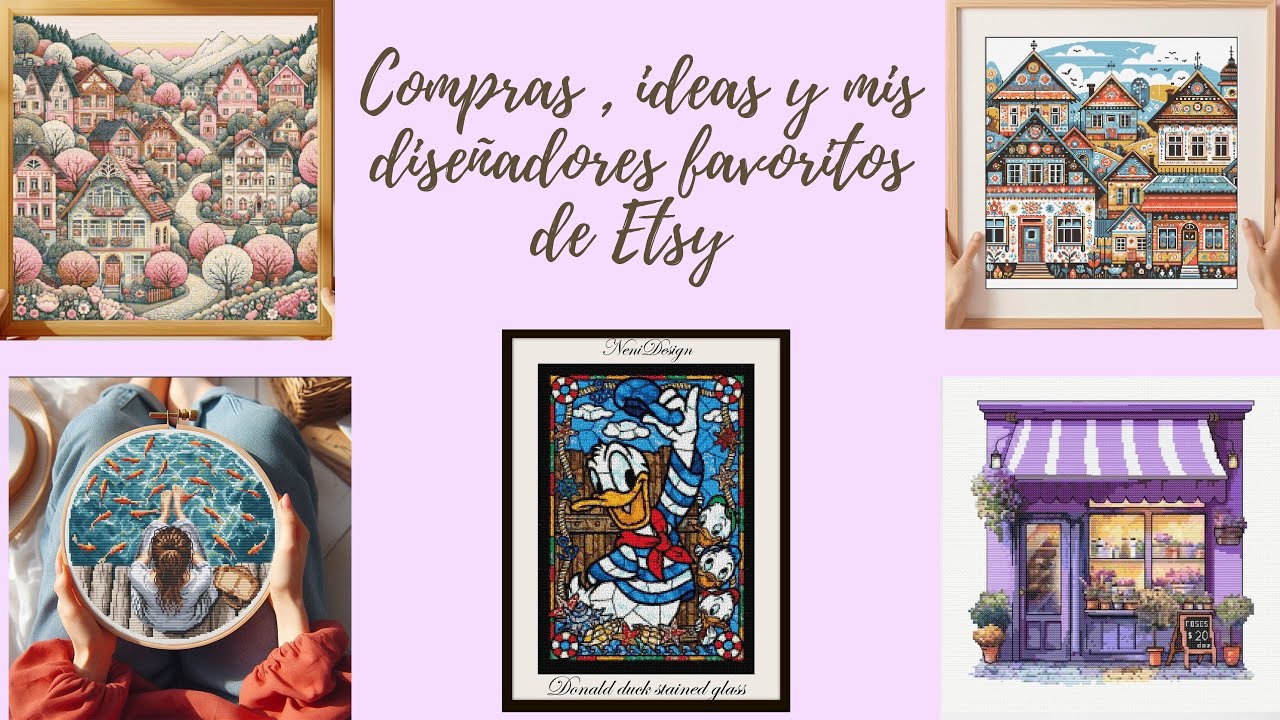 🩷Nuevos diseñadores favoritos de Etsy ,y productos para costura creativa #etsy #flosstube