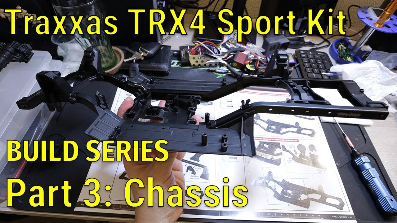 Traxxas TRX4 Sport Kit Build Series - Part 3 - Chassis Assembly