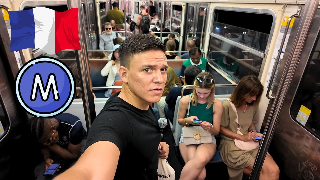 Mi Primera VEZ en el METRO de PARIS | Millones de Pasajero al día.