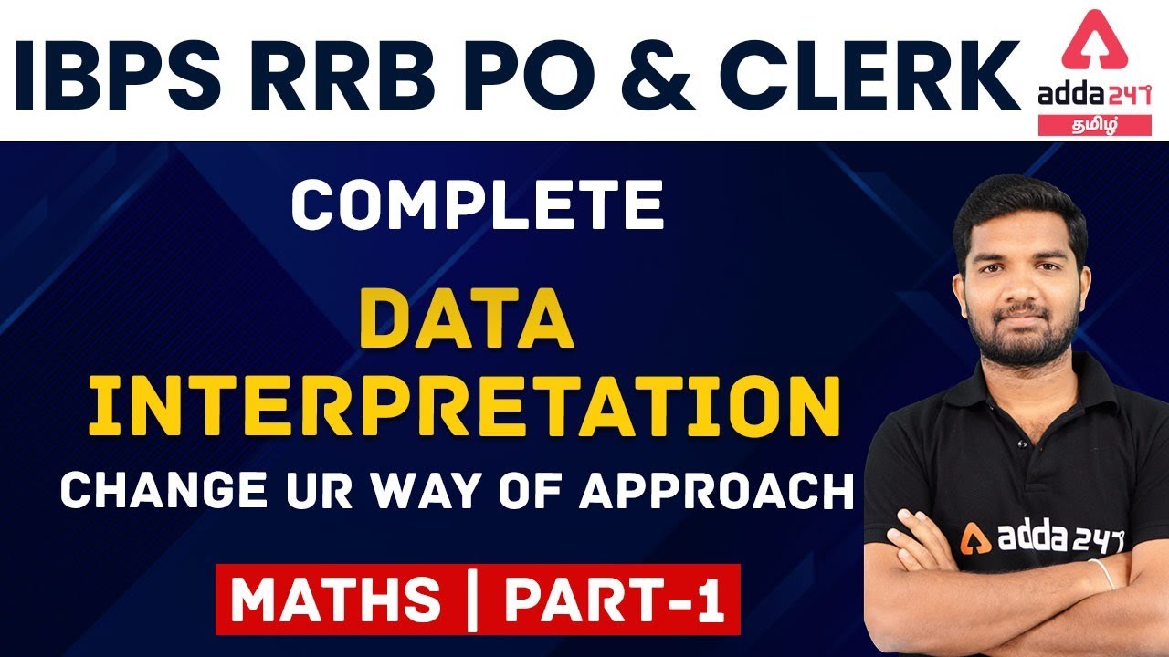 Complete DATA  INTERPRETATION Topic in Tamil  - Part 1 | IBPS RRB PO/Clerk 2021 | Officer Scale 1