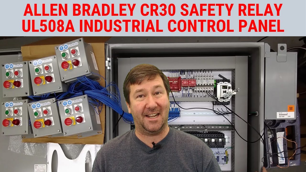 Allen Bradley UL 508A CR30 Configurable Safety Relay Conveyor Control