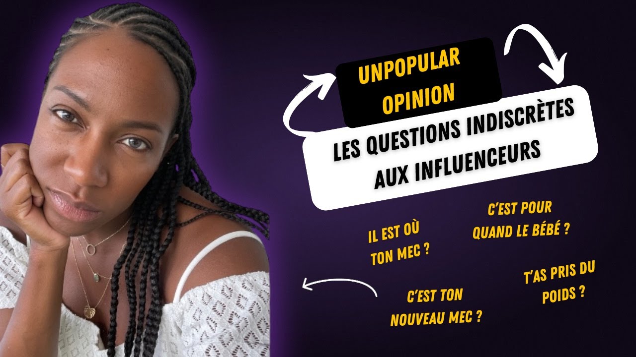 LES QUESTIONS INDISCRÈTES AUX INFLUENCEURS EN 2025 | UNPOPULAR OPINIONS