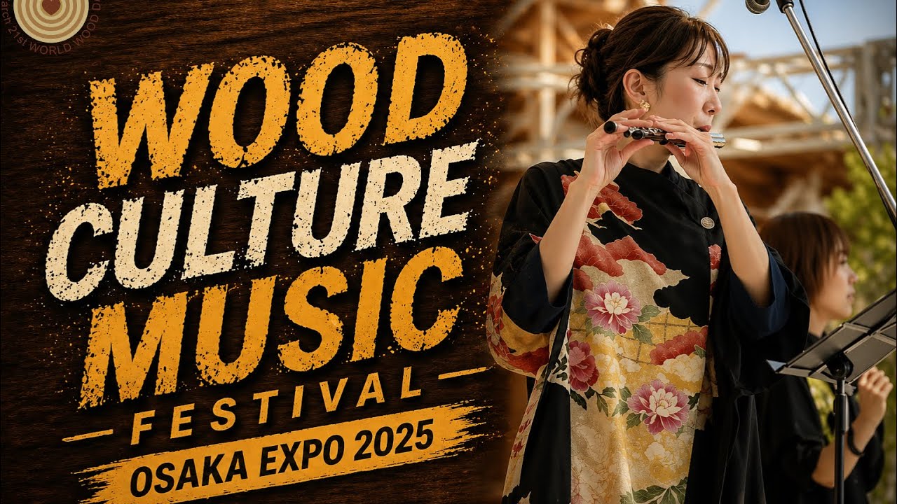 Wood Culture Music Festival at Expo 2025 - “風にのせて／On the Wind” by 篠津軽