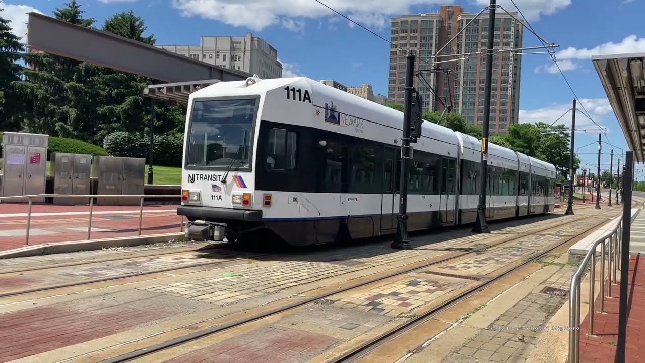 The Subway/Lightrail in Newark, New Jersey, USA 2024