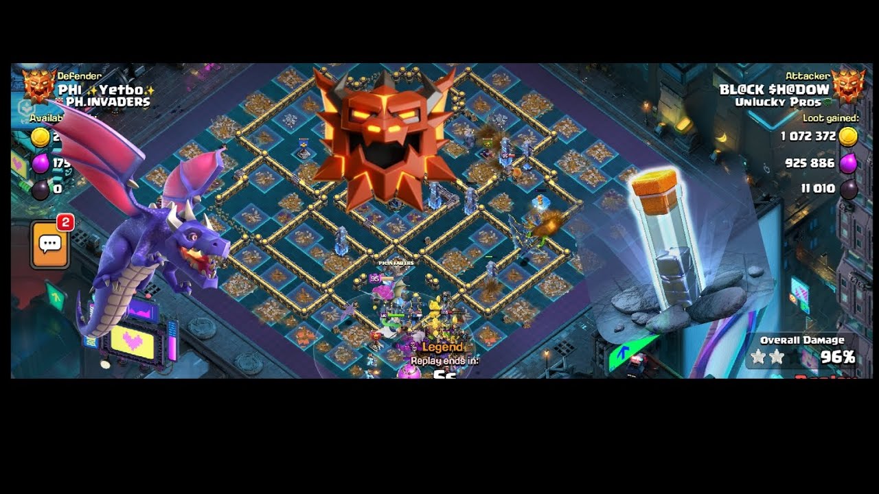 New Meta 😱 Dragon and Totem spell crushed global top bases