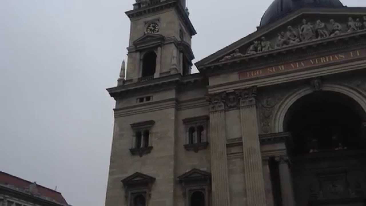 Budapest V ker. Szent István Bazilika 4 kicsi harangja Vasárnap 10kor