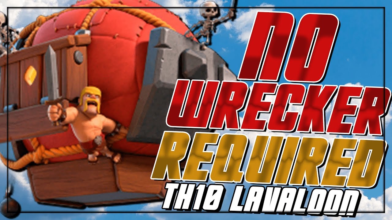 LEARN These TH10 Battle Blimp LavaLoon Attacks | No Wrecker Required | Clash of Clans