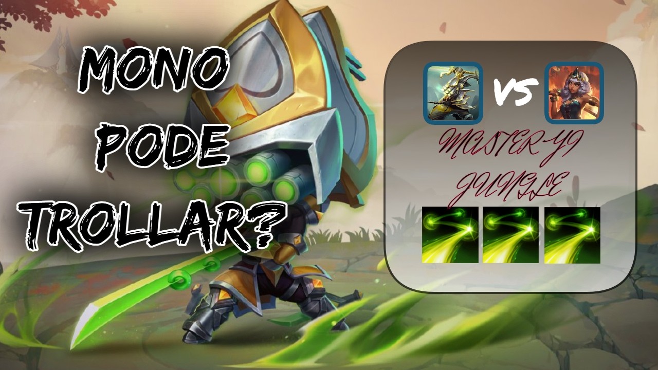 SÓ NAO PODE TROLLAR MONO MASTER!!!!