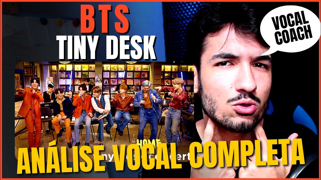 ANALISANDO BTS, TINY DESK! IDENTIFIQUEI UM VÍCIO VOCAL!
