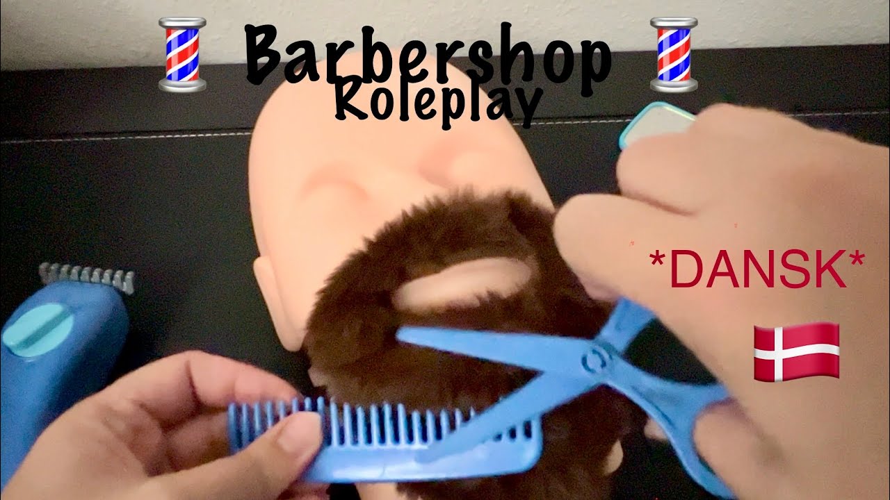 ASMR - barbershop roleplay | danish/dansk