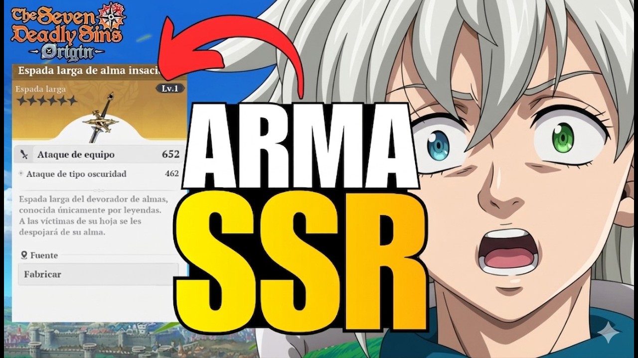 🔥C&Oacute;MO conseguir tu ARMA SSR F2P en 7DS ORIGIN