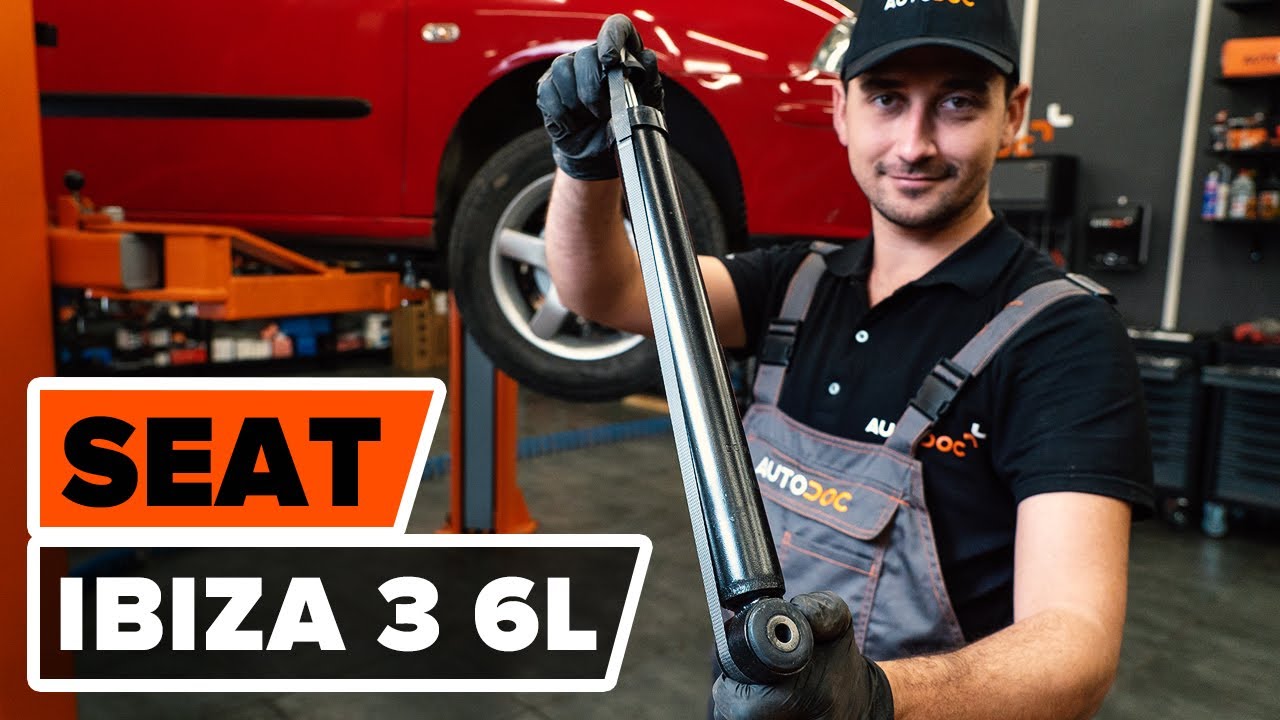 Wie SEAT IBIZA 3 6L Stoßdämpfer hinten wechseln [AUTODOC TUTORIAL]
