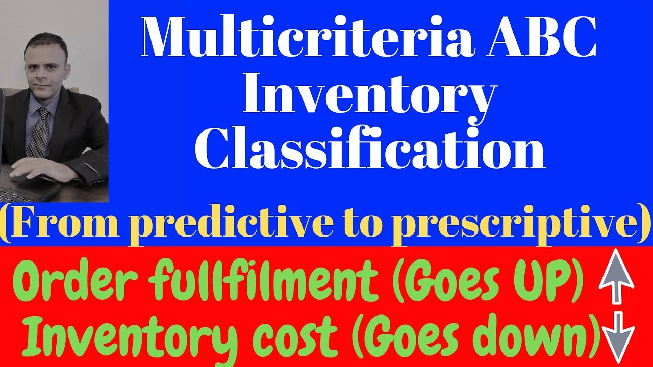 Inventory ABC analysis and classification - New approach