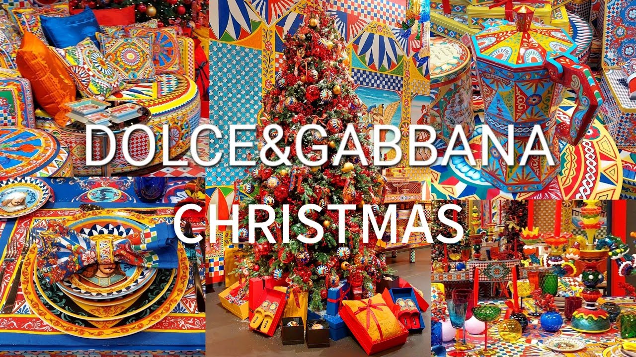 Dolce&Gabbana Christmas Home. Festive Collection High-End Store Tour.