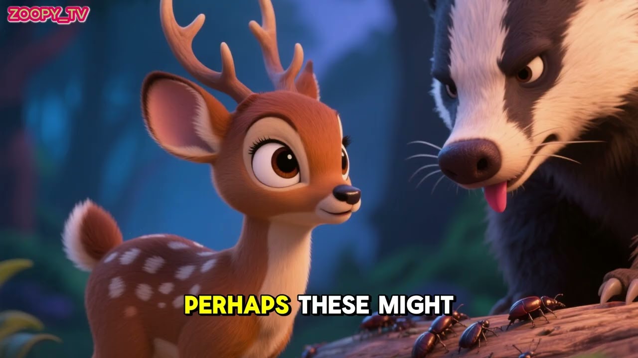 The Pudu Deer Who Shared Food | A Kindness Story About Sharing and Caring