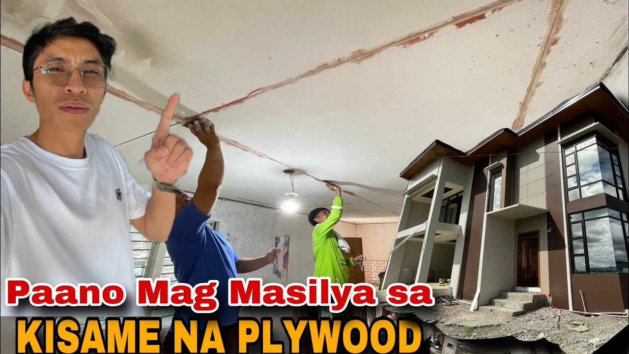 Paano Mag MASILYA ng DUGTUNGAN sa PLywood na Kisame + Project Update roxas4&5
