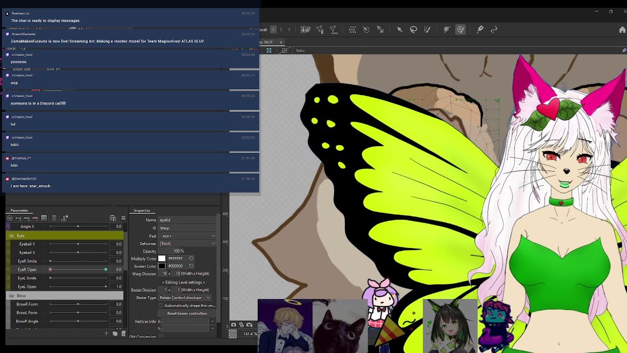 Making a vtoober model for Team Magiwolves! ATLAS IS UP