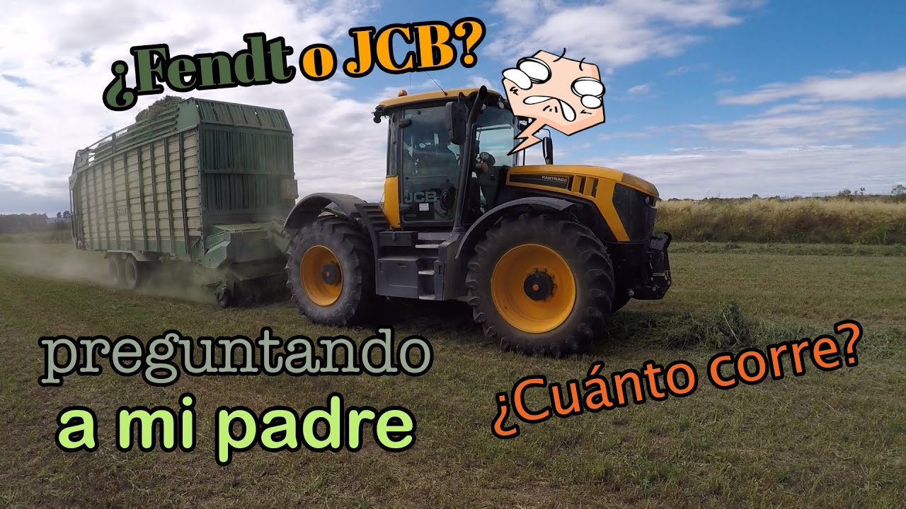La PRIMERA COLABORACION de mi PADRE | HABLANDO del JCB FASTRAC 4220