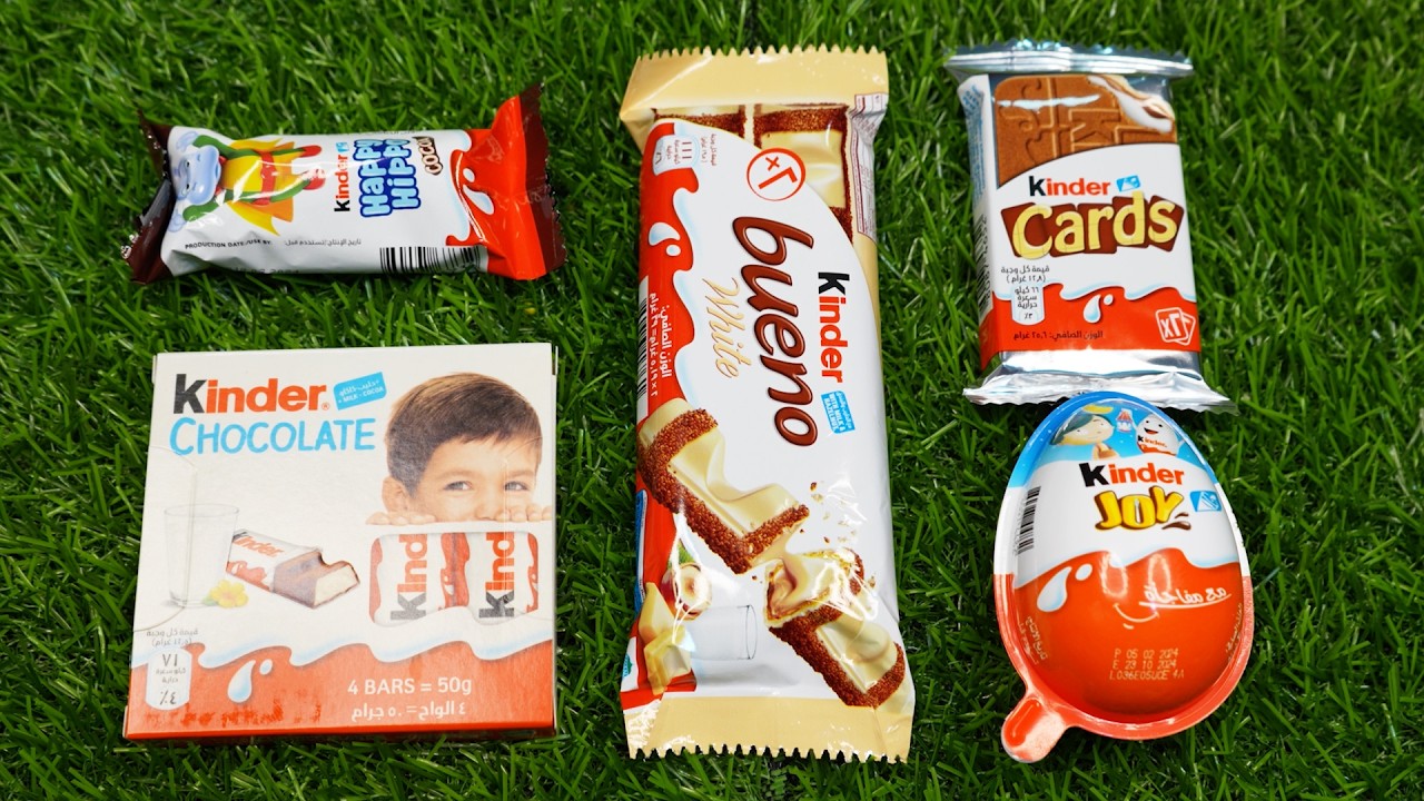 Oddly Satisfying | ASMR Kinder Chocolates Unboxing #asmr #chocolate #kinder #kinderchocolate