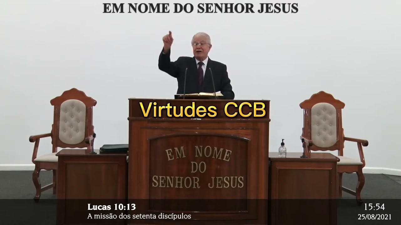Santo Culto Online a Deus Braz - irm&atilde;o Cl&aacute;udio Mar&ccedil;ola - Palavra: Lucas 10:13 - 25/08/21