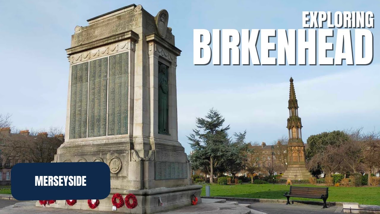 Exploring BIRKENHEAD | Across The Mersey from Liverpool | Let's Walk!