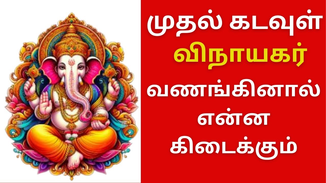 முதல் கடவுள் விநாயகர் வணங்கினால் என்ன கிடைக்கும் #thirumoolar #vinayagar #thiruvalluvar