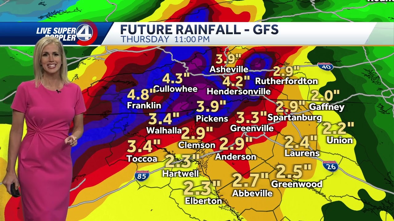Helene impacts begin today in South Carolina