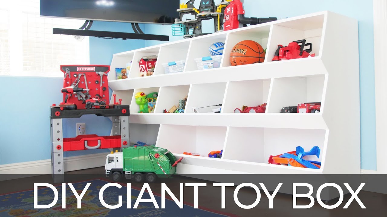 How to Build a DIY Giant Toy Box | Free Downloadable Plans