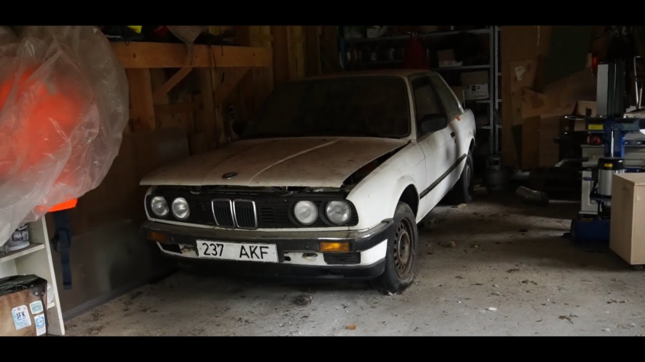 Starting BMW E30 COUPE Pre-Facelift after 7 Years + Test Drive