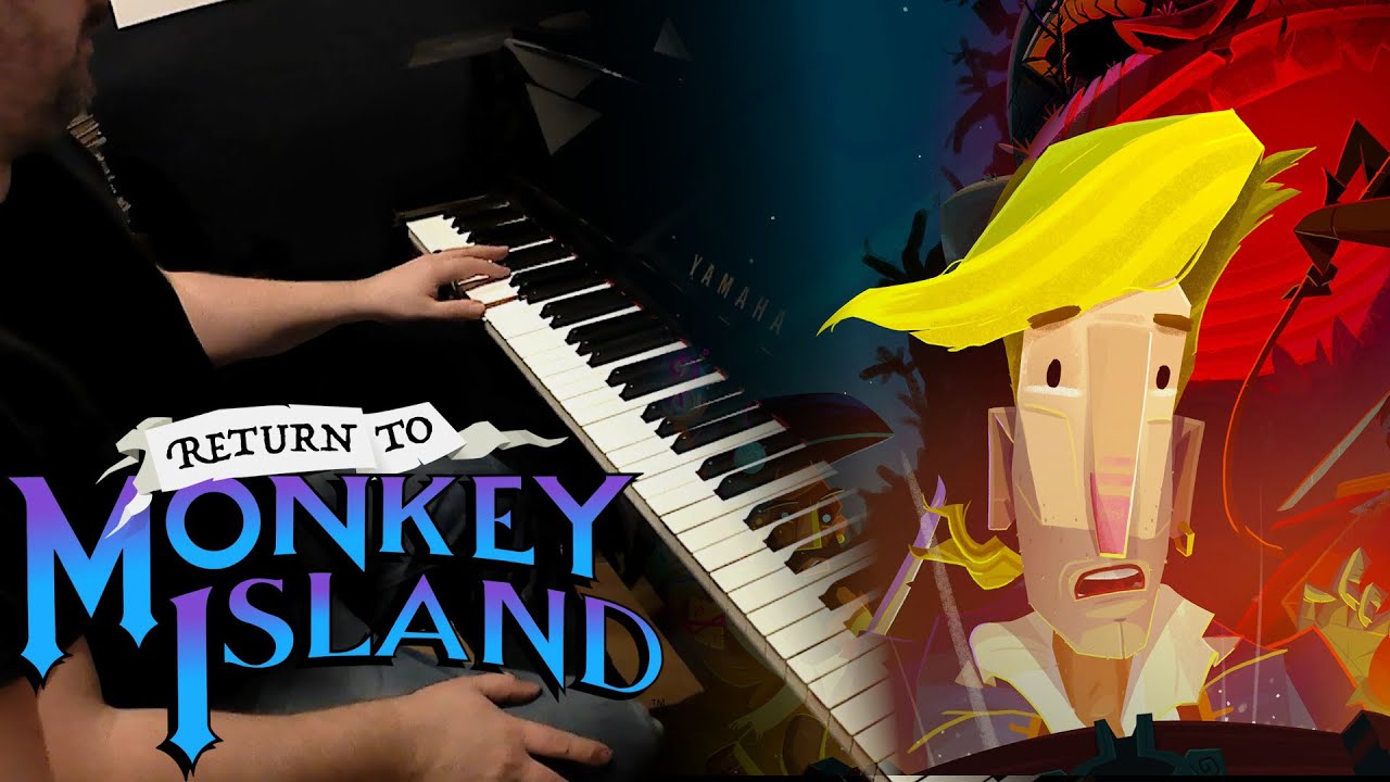 Return to Monkey Island (series) - Main Theme - Piano cover with sheets