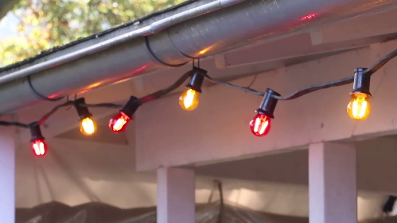 LED feestverlichting kerstverlichting rood geel